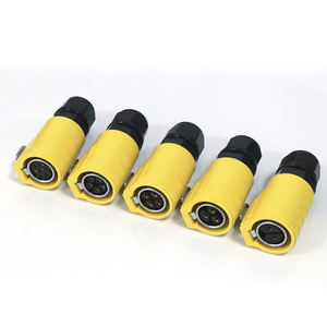 Conector Macho-Hembra <span class=keywords><strong>de</strong></span> Plástico <span class=keywords><strong>de</strong></span> Alta Estabilidad con Bloqueo <span class=keywords><strong>de</strong></span> Tornillo, Resistente al Agua IP67 LP20, <span class=keywords><strong>4</strong></span> Pines <span class=keywords><strong>de</strong></span> Cobre, Separable, para Soldadura por Inmersión, Montaje en PCB - Product Image 4