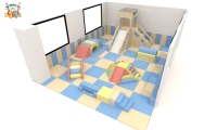 Wejoy enfants intérieur vilain château enfant en bas âge jeu doux aire de jeux équipement enfants jeux toboggan équipement de terrain de jeu intérieur à vendre
