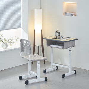 Escritorio y Silla Escolar Modernos al por Mayor, Precio Económico, Fábrica China, Escritorio y Silla Escolar Individual Ajustable <span class=keywords><strong>para</strong></span> Aula - Product Image 3