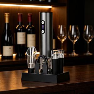 Meilleures ventes - Coffret cadeau d'ouvre-bouteille électrique miniature rechargeable avec base de rangement - Ouvre-bouteille à vin - Product Image 5