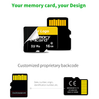 Hochgeschwindigkeits-Karte Klasse 10 U3/A1 Hochgeschwindigkeits-Micro-TF-SD-Karte Flash-Speicherkarte Original Kunststoff für Kamera/Handy/MP3/DVR