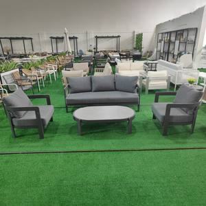 أرائك حديقة منجدة بسيطة في الهواء الطلق أثاث أريكة في الهواء الطلق فناء فناء حديث أريكة حديقة فاخرة - Product Image 5