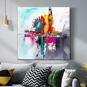 Textura pintada a mano artista Leonid afremov textura arte <span class=keywords><strong>Amsterdam</strong></span> pintura al óleo - Product Image 6
