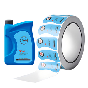 Nhà Sản Xuất Tùy Chỉnh In Ấn Tự Dính Chết Cắt Cuộn Vinyl Không Thấm Nước Dầu Động Cơ Nhãn Dán Nhãn Cho Nhựa Dầu Động Cơ Chai - Product Image 4