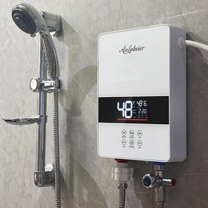 Chauffe-eau instantané intelligent sans réservoir 6kW 220V, douche électrique, écran tactile en verre, affichage numérique WiFi, température constante - Product Image 1