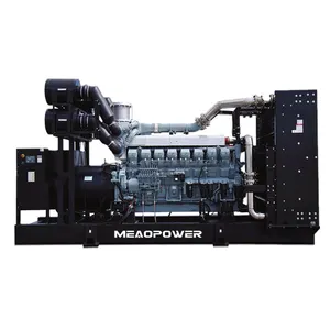 50Hz Janpan Mitsubishi orjinal motor 1600kw dizel jeneratör seti 1.6MW Mitsubishi jeneratör seti