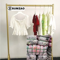 Paca de Ropa Japonesa de Segunda Mano, Pacas de Ropa Usada Importada, Paca de Blusas Usadas para Mujer