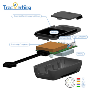 เครื่องติดตาม GPS รุ่น 4G EC33 TrackerKing สำหรับรถยนต์และรถจักรยานยนต์ ระบบแจ้งเตือนแบบเรียลไทม์อเนกประสงค์ ตัดน้ำมัน/ไฟฟ้า GPRS แบตเตอรี่ 300mAh - Product Image 5