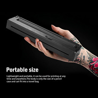 Mesin Transfer Tato Portabel Kissure Wireless Bluetooth Thermal Tattoo Stencil Printer dengan Kertas Transfer