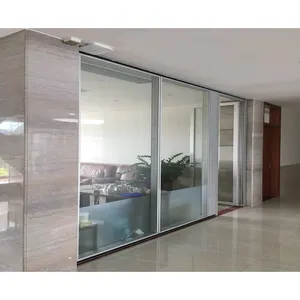 Flexspace 2024 Hot Selling Customized Sound Proof Safety Aluminum Tempered Glass Wall French Partitions