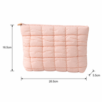 Sac de toilette pliable matelassé grande capacité, trousse de maquillage imperméable, sac de rangement de voyage avec logo personnalisé, vente en gros