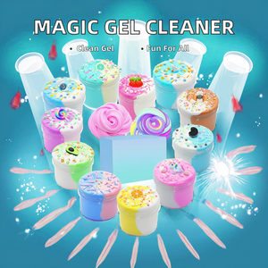 Kit de slime super nettoyant en gros pour le nettoyage des claviers de voiture avec argile et slime magique en plastique - Product Image 2