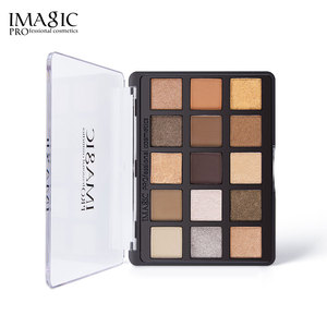 Tưởng tượng nóng bán Vegan Eyeshadow Palette vẻ đẹp sắc tố cao màu xám đen khói mắt trang điểm mờ nhãn hiệu riêng Logo bán buôn - Product Image 2
