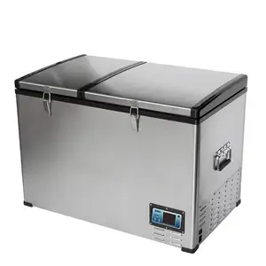 Alpicool BCD refrigerador de caixa de grande capacidade, refrigerador portátil para carro e caravana de acampamento, 12V 24V