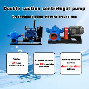 Bomba de Agua Eléctrica Industrial Horizontal de Doble Succión, Resistente a la Corrosión, de Alta Presión para Riego Agrícola - Product Image 6