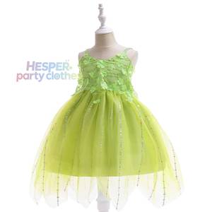 Hp Fairy Princess <b>Dress</b> Kids Mesh Patchwork <b>Tutu</b> Gown Forest Spirit Cosplay Costume Children Stage Performance Party Apparel - Product Image 1