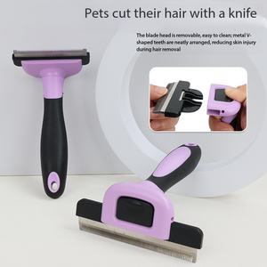 Juego de Cepillos para el Cuidado de Mascotas, para Perros y Gatos, Peine para Desenredar y Eliminar el Pelo Suelto, Herramientas de Aseo para Mascotas, Venta al por Mayor - Product Image 4