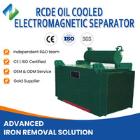 Séparateur Électromagnétique Refroidi à l'Huile RCDE pour le Recyclage de Matières Premières en Vrac, Machine de Tri Suspendue à Haute Puissance au-dessus d'un Convoyeur
