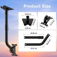 Zowie StarV3 Third-Generation Metal Base Stand Signal Rack Outdoor Garden Mountain Forest Use Weak Signal Starlink Antenna