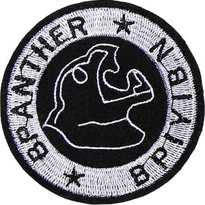 Fabrik Direkt Bestickt Patch Hals Jacke Patch Glow In The Dark Patch - Product Image 1
