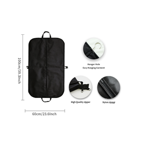 ถุงใส่สูทแบบพับได้ ผ้าอ็อกซ์ฟอร์ดแบบไม่ทอ พร้อมซิป  พร้อมสายสะพาย - Product Image 2