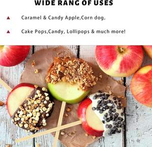 Brochettes en bois extra-épaisses, bâtonnets de bambou de 5 pouces pour <span class=keywords><strong>kebab</strong></span> de viande volumineux - Product Image 5