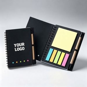 Blocs-notes autocollants personnalisés avec logo, cadeaux promotionnels pour événements professionnels, mémos pour le bureau, promotions d'entreprise, bloc-notes personnalisé - Product Image 1