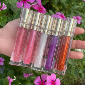 Manufacturers Transparent Clear Cosmetics Makeup Plumping Lipgloss Vendor Vegan Private Label High Pigment Shiny Lip Gloss