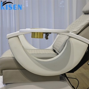 KISEN Spa pour les pieds sans tuyauterie, siège inclinable électrique confortable, fauteuil de pédicure moderne avec fonction de massage pour salon de beauté - Product Image 5
