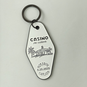 Sleek Custom Logo Zinc Alloy <b>Key</b> <b>Holders</b> with Shopping Token for Business Gifts & Supermarket Promotional Items - Product Image 1