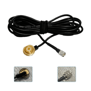 Support de fixation d'antenne radio mobile pour voiture avec connecteur NMO 3/4'' et câble RG58 - Product Image 1