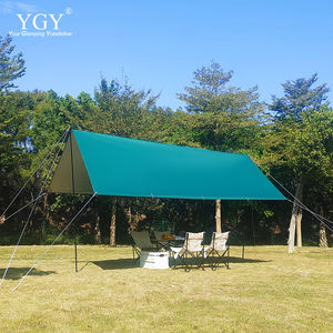 150D Oxford Silver Coating 2000-3000mm <b>Waterproof</b> Sunshade <b>Tent</b> Tarp 3*4M 4-6 Person Quick Automatic Opening Camping Hammock - Product Image 5