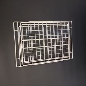 Cesta de Almacenamiento Plegable de Acero Inoxidable 35.5x24.5x16cm, Rectangular, Multifuncional, para Camping y Exteriores, con Drenaje - Product Image 1