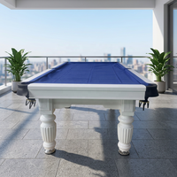 Table de billard automatique à retour de balles, 9 pieds, style américain, qualité tournoi, en bois massif et ardoise, pour usage domestique et commercial – Vente chaude directe usine