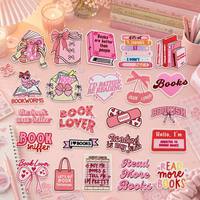 Patch Bordir Topi Dasi Kupu-kupu Warna Cerah & Akurat, Stiker Setrika, Patch Kustom Hook and Loop untuk Petticoat dan Kaos
