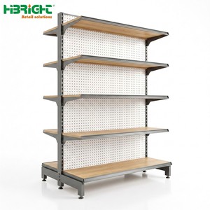 Solución de Estanterías para Comercios Highbright, Estante de Exhibición de Acero y Madera, Estantes para Tiendas de Abarrotes y Supermercados - Product Image 5