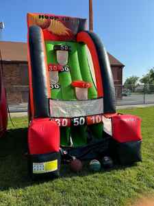 Juego de arcade de video de baloncesto inflable para niños y adultos Alquiler de fiesta Hoop Zone juego de disparos de baloncest - Product Image 2