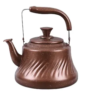 Bule de chá turco de leite inox, utensílios de aço inoxidável, pote de chá puro com espessura de diferente capacidade