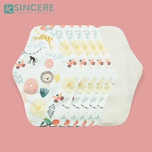 <span class=keywords><strong>Toallas</strong></span> <span class=keywords><strong>Sanitarias</strong></span> Lavables Ultrafinas y Transpirables de Algodón Orgánico, Compresas Menstruales Reutilizables de Tela - Product Image 1