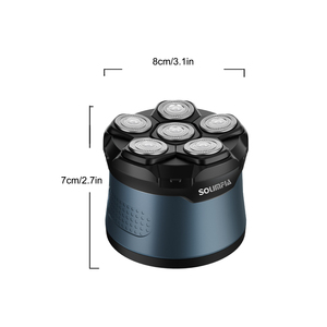 HT-965 <span class=keywords><strong>Tondeuse</strong></span> à <span class=keywords><strong>cheveux</strong></span> électrique à 6 têtes pour hommes-Sans fil, étanche, rechargeable, affichage LED - Product Image 6