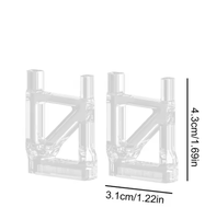 Pour PS5 Slim Console de jeu Base Stable Horizontal Affichage Support de stockage Accessoires de jeu légers Base de support pour PS5 Slim