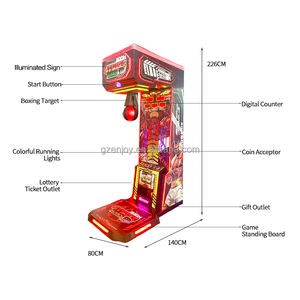 इनडोर खेल मुक्केबाजी गेमिंग मशीन मनोरंजन केंद्र मजबूत ताकत आर्केड गेम मशीन सिक्का-टिकट के लिए संचालित - Product Image 5