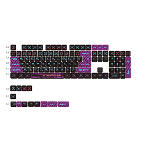 ปุ่มกด PBT พุดดิ้งตามสั่งแบบรัสเซียกระบวนการระเหิดความร้อนปุ่มกดโปร่งแสง - Product Image 2