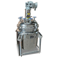 Cuve de mélange pour liquides, cuve de dispersion à haute vitesse avec chauffage et refroidissement à double enveloppe