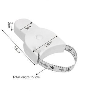 Ruban à mesurer rétractable de 4,5 m, haute élasticité, durable, pour la mesure de la graisse corporelle et la perte de poids, idéal pour le fitness - Product Image 6