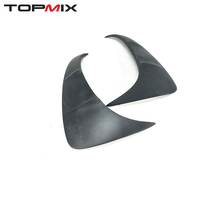Divisores de Esquina Aerodinámicos para Parachoques Trasero de Fiat Abarth 500 595, Accesorios Decorativos Exteriores para Auto, Resina Fibra Preimpregnada