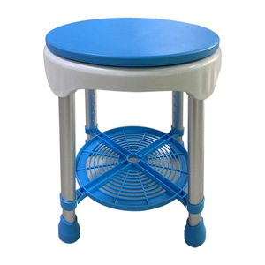 Tabouret pivotant en alliage d'aluminium HJK X9051, chaise de douche antidérapante pour personnes âgées, femmes enceintes, utilisation en salle de bain - Product Image 2