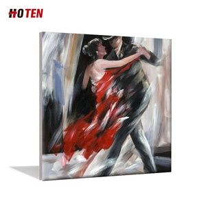 Spagnolo <span class=keywords><strong>di</strong></span> flamenco donna ballerino pittura a olio soggiorno decorativi <span class=keywords><strong>dipinti</strong></span> murali 100% dipinto a mano della pittura a olio - Product Image 1