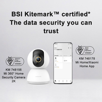   Akıllı Kamera 2K 1296P HD 360 Derece İç Mekan Bebek Güvenlik İzleme WIFI Gece Görüşlü Web Kamerası Video IP Kamera (Mi Home için)