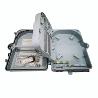 Boîte murale, 24 cœurs, Fiber optique FTTH, étanche, 4 trous d'entrée, livraison gratuite